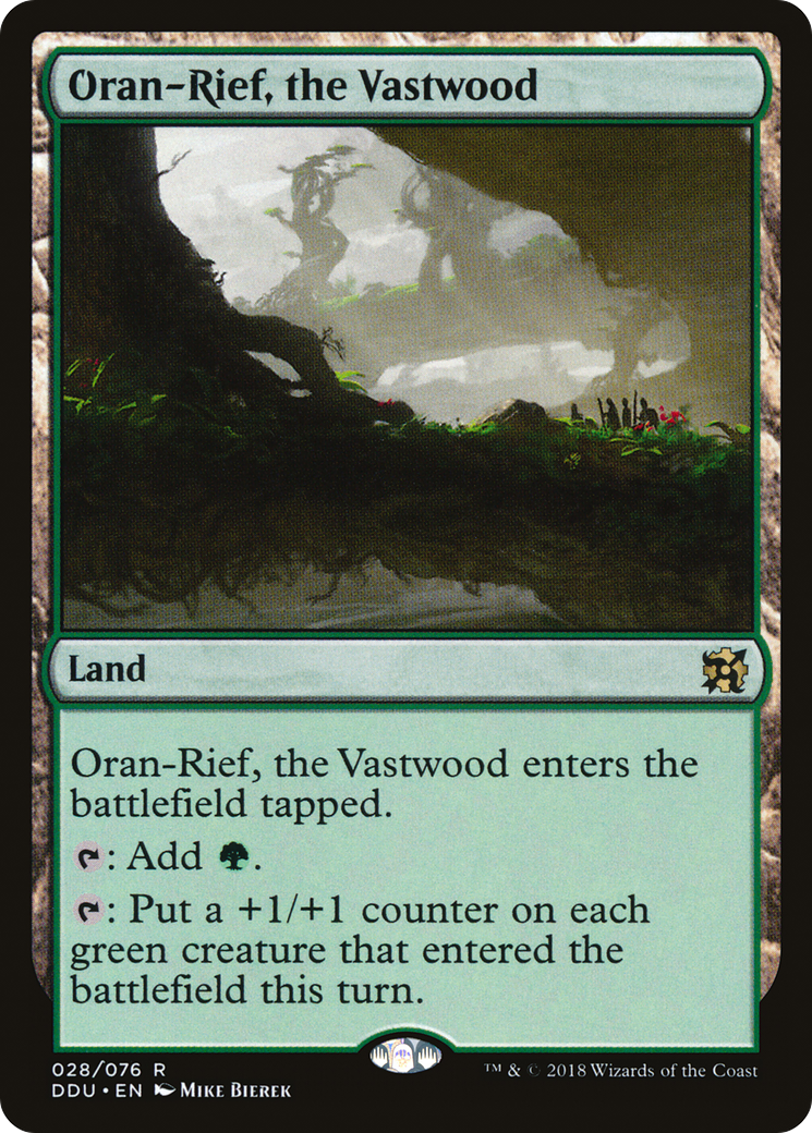Oran-Rief, the Vastwood (DDU-028) - Duel Decks: Elves vs. Inventors - Premium MTG Single from Wizards of the Coast - Just $0.22! Shop now at Game Crave Tournament Store