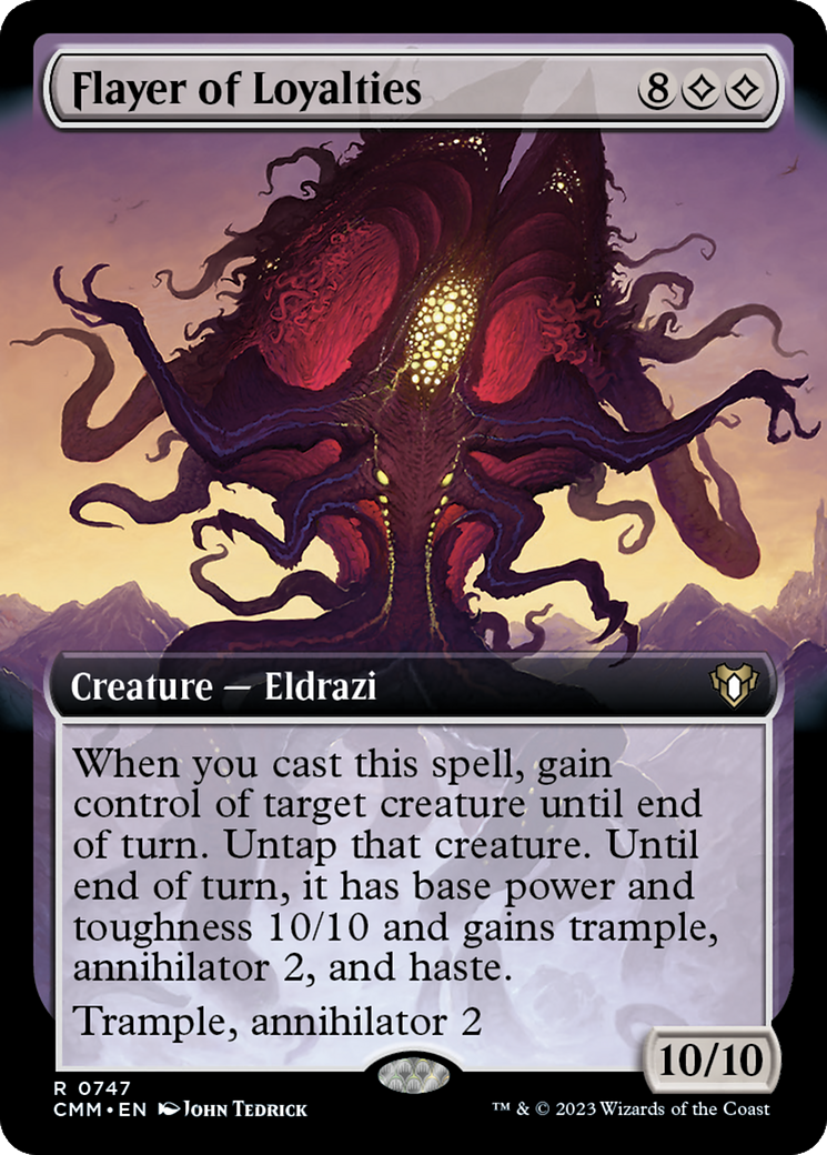 Flayer of Loyalties (CMM-747) - Commander Masters: (Extended Art) - Premium MTG Single from Wizards of the Coast - Just $3.19! Shop now at Game Crave Tournament Store