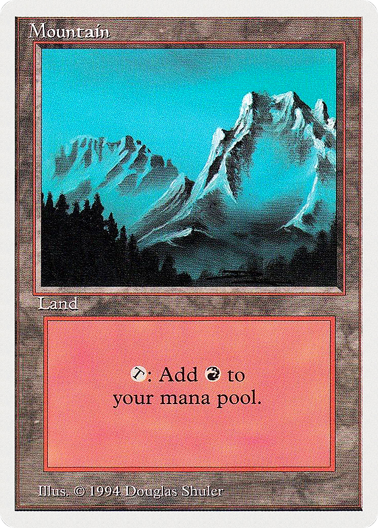 Mountain (SUM-302) - Summer Magic / Edgar - Premium MTG Single from Wizards of the Coast - Just $0! Shop now at Game Crave Tournament Store