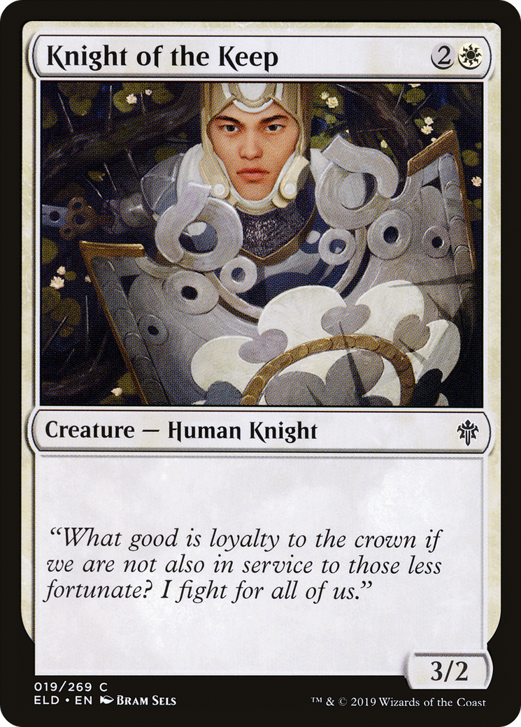 Knight of the Keep (ELD-019) - Throne of Eldraine - Premium MTG Single from Wizards of the Coast - Just $0.25! Shop now at Game Crave Tournament Store