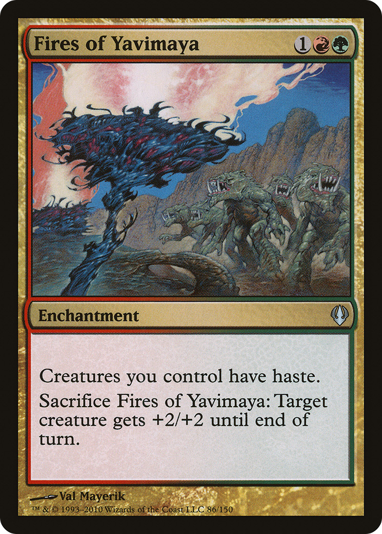 Fires of Yavimaya (ARC-086) - Archenemy - Premium MTG Single from Wizards of the Coast - Just $0.81! Shop now at Game Crave Tournament Store