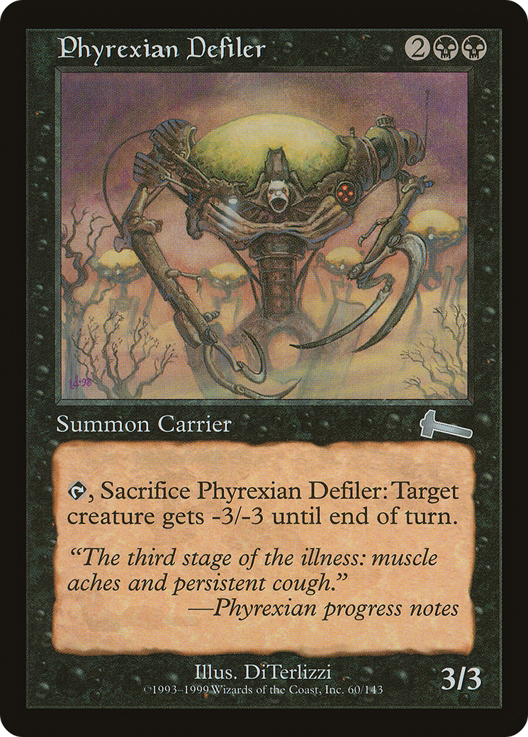 Phyrexian Defiler (ULG-060) - Urza's Legacy Foil - Premium MTG Single from Wizards of the Coast - Just $1.55! Shop now at Game Crave Tournament Store