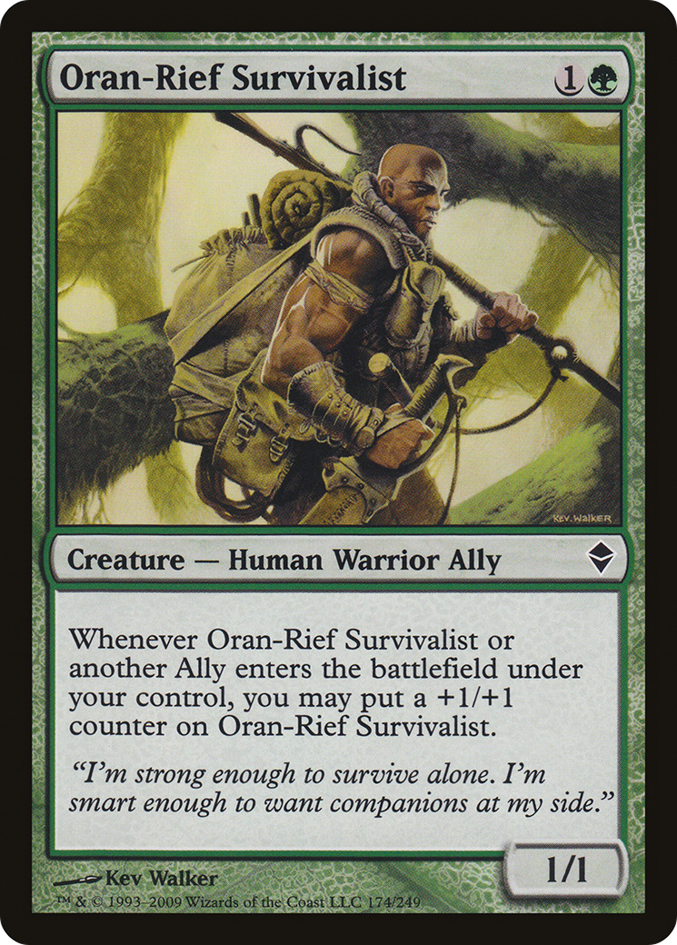 Oran-Rief Survivalist (ZEN-174) - Zendikar Foil - Premium MTG Single from Wizards of the Coast - Just $1.28! Shop now at Game Crave Tournament Store