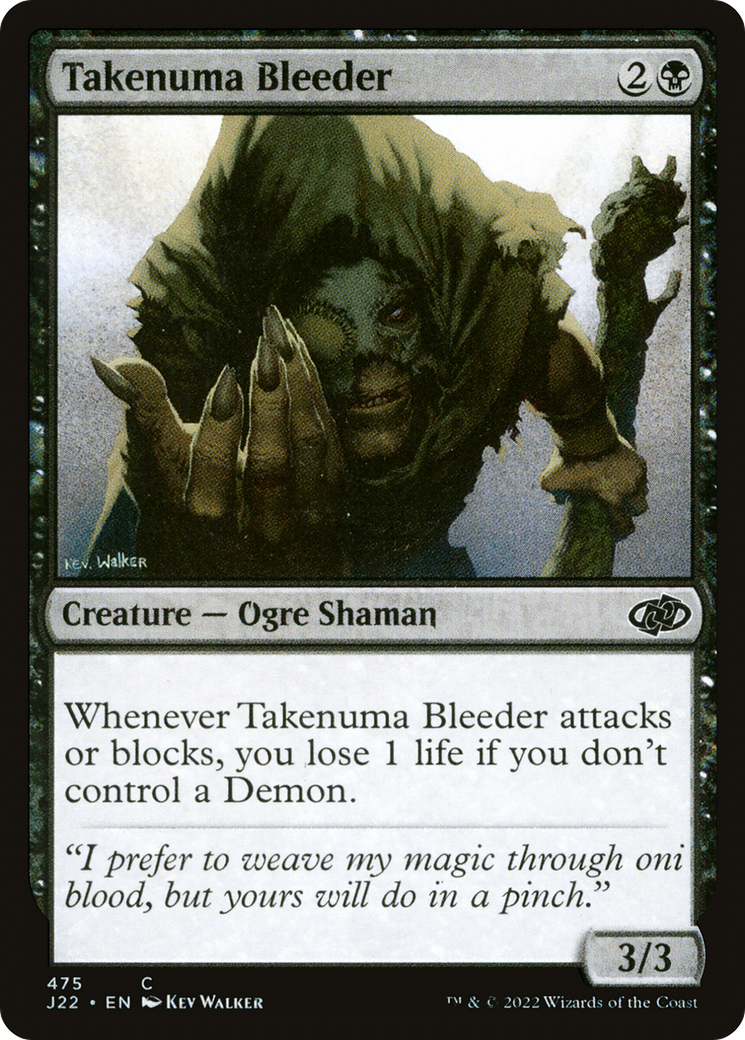 Takenuma Bleeder (J22-475) - Jumpstart 2022 - Premium MTG Single from Wizards of the Coast - Just $0.25! Shop now at Game Crave Tournament Store