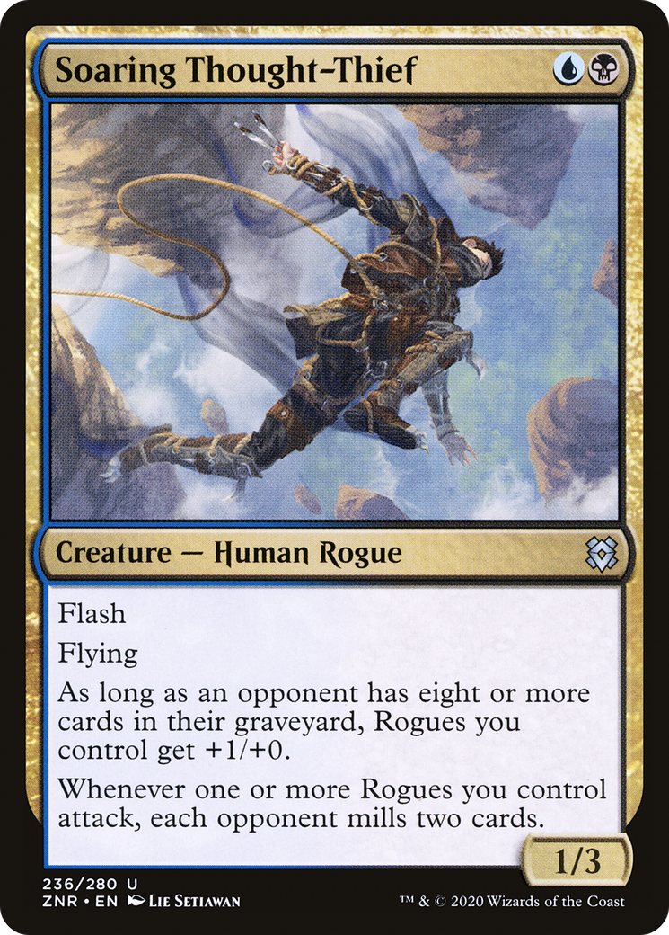 Soaring Thought-Thief (ZNR-236) - Zendikar Rising - Premium MTG Single from Wizards of the Coast - Just $0.08! Shop now at Game Crave Tournament Store
