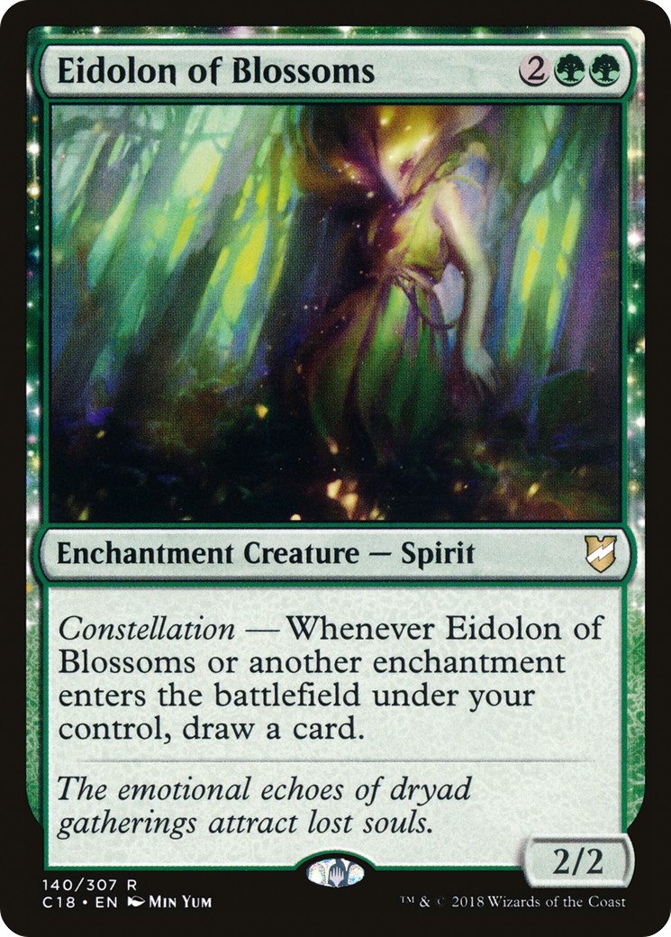Eidolon of Blossoms (C18-140) - Commander 2018: (nyxtouched) - Premium MTG Single from Wizards of the Coast - Just $1.36! Shop now at Game Crave Tournament Store