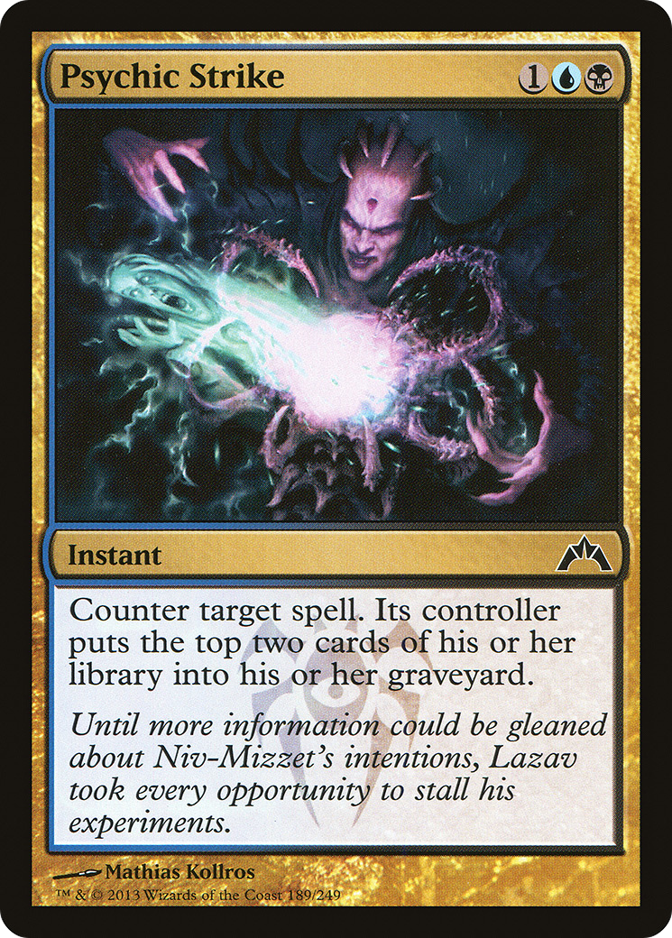 Psychic Strike (GTC-189) - Gatecrash - Premium MTG Single from Wizards of the Coast - Just $0.08! Shop now at Game Crave Tournament Store