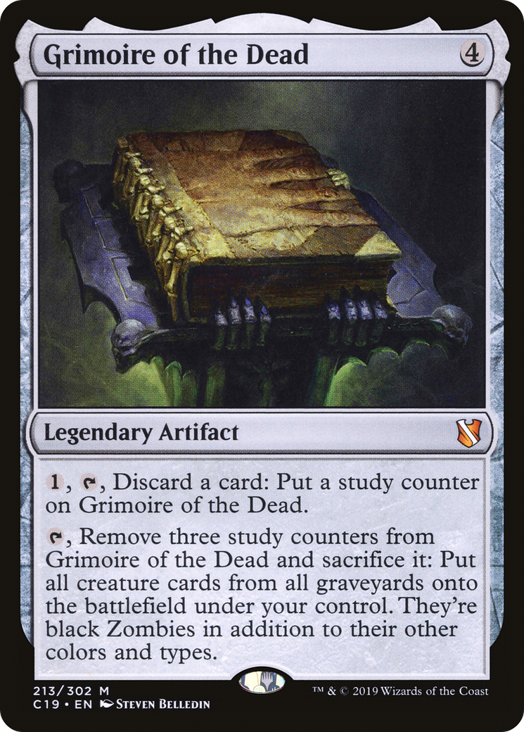 Grimoire of the Dead (C19-213) - Commander 2019 - Premium MTG Single from Wizards of the Coast - Just $0.54! Shop now at Game Crave Tournament Store