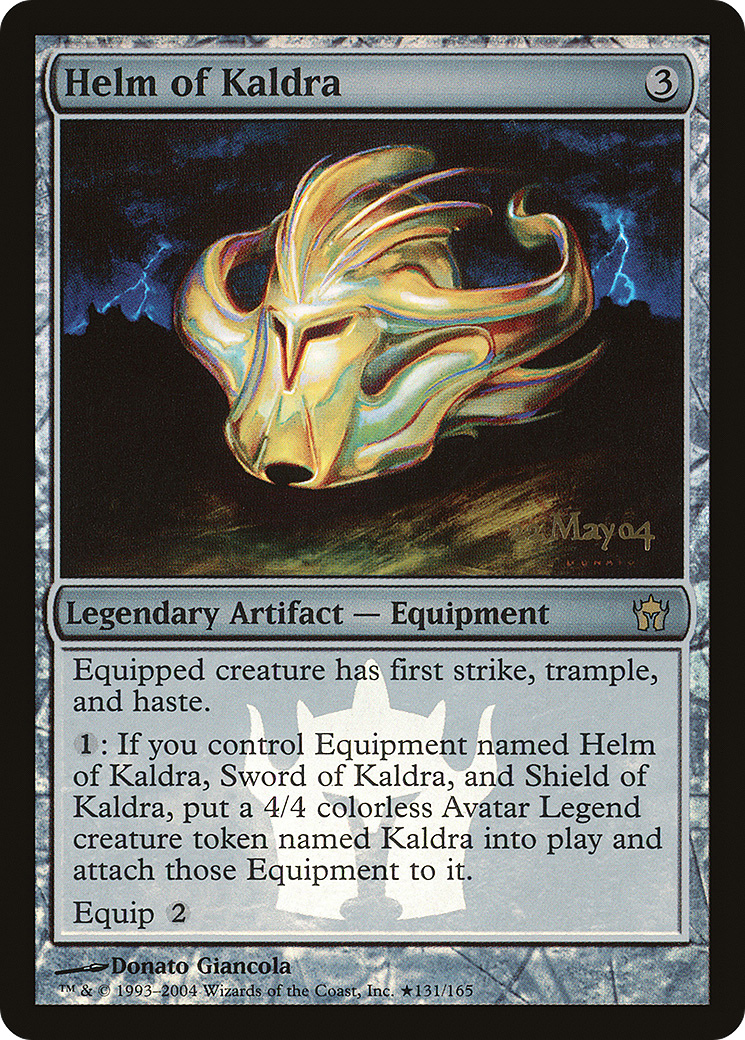 Helm of Kaldra (P5DN-131★) - Fifth Dawn Promos Foil - Premium MTG Single from Wizards of the Coast - Just $4.26! Shop now at Game Crave Tournament Store