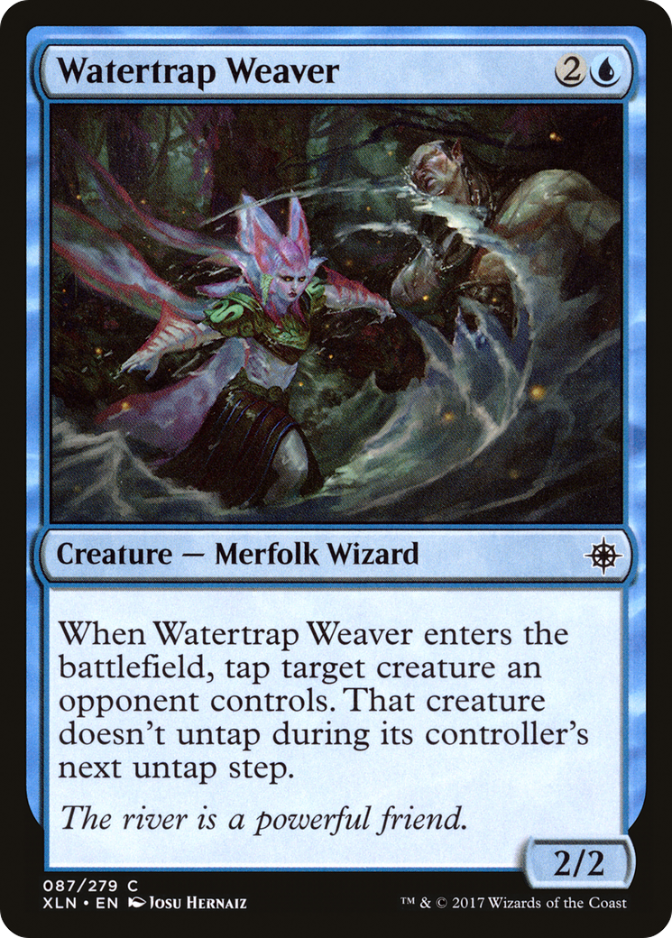 Watertrap Weaver (XLN-087) - Ixalan Foil - Premium MTG Single from Wizards of the Coast - Just $0.31! Shop now at Game Crave Tournament Store