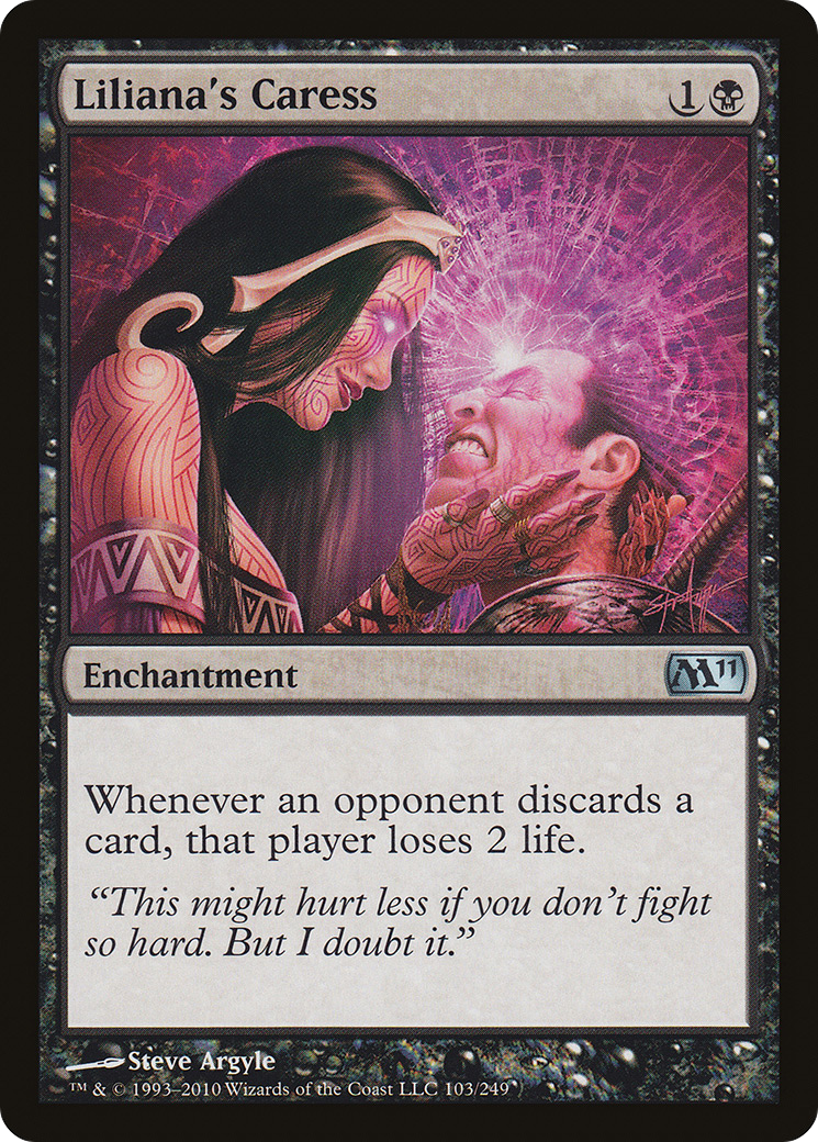 Liliana's Caress (M11-103) - Magic 2011 - Premium MTG Single from Wizards of the Coast - Just $1.70! Shop now at Game Crave Tournament Store