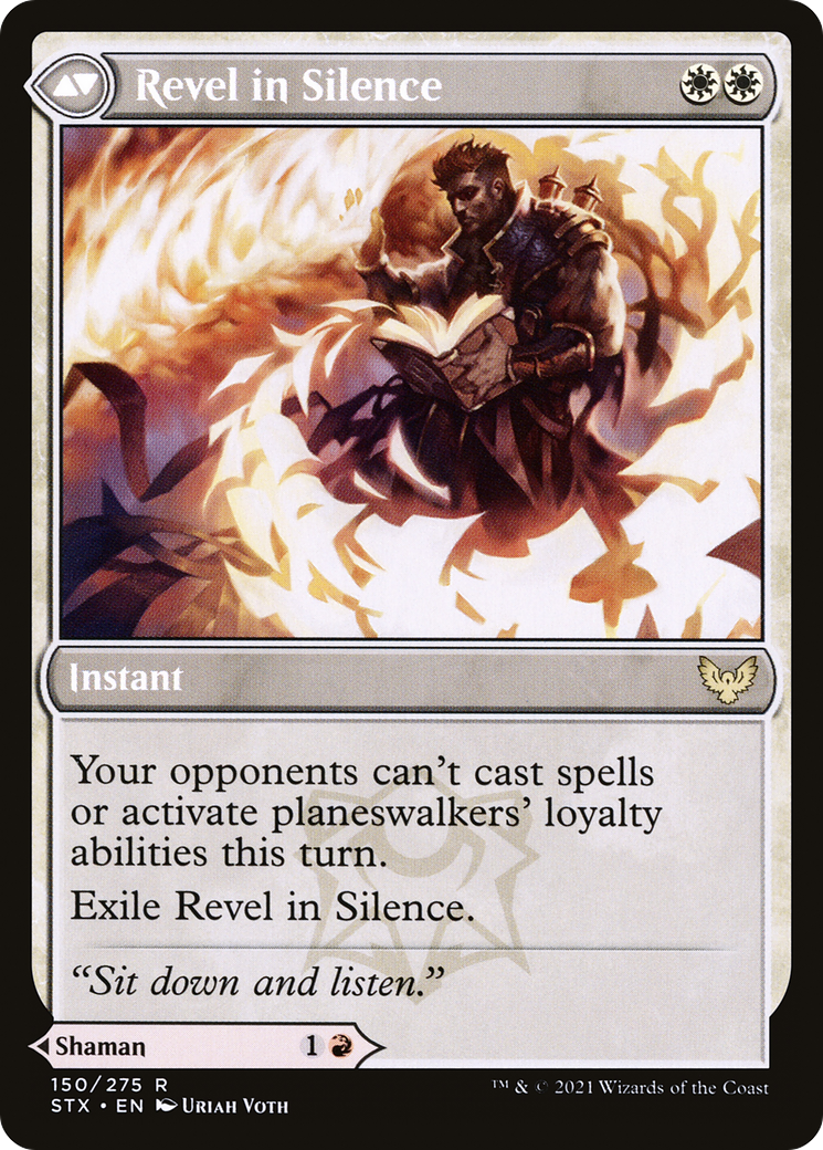 Flamescroll Celebrant // Revel in Silence (STX-150) - Strixhaven: School of Mages - Premium MTG Single from Wizards of the Coast - Just $0.08! Shop now at Game Crave Tournament Store
