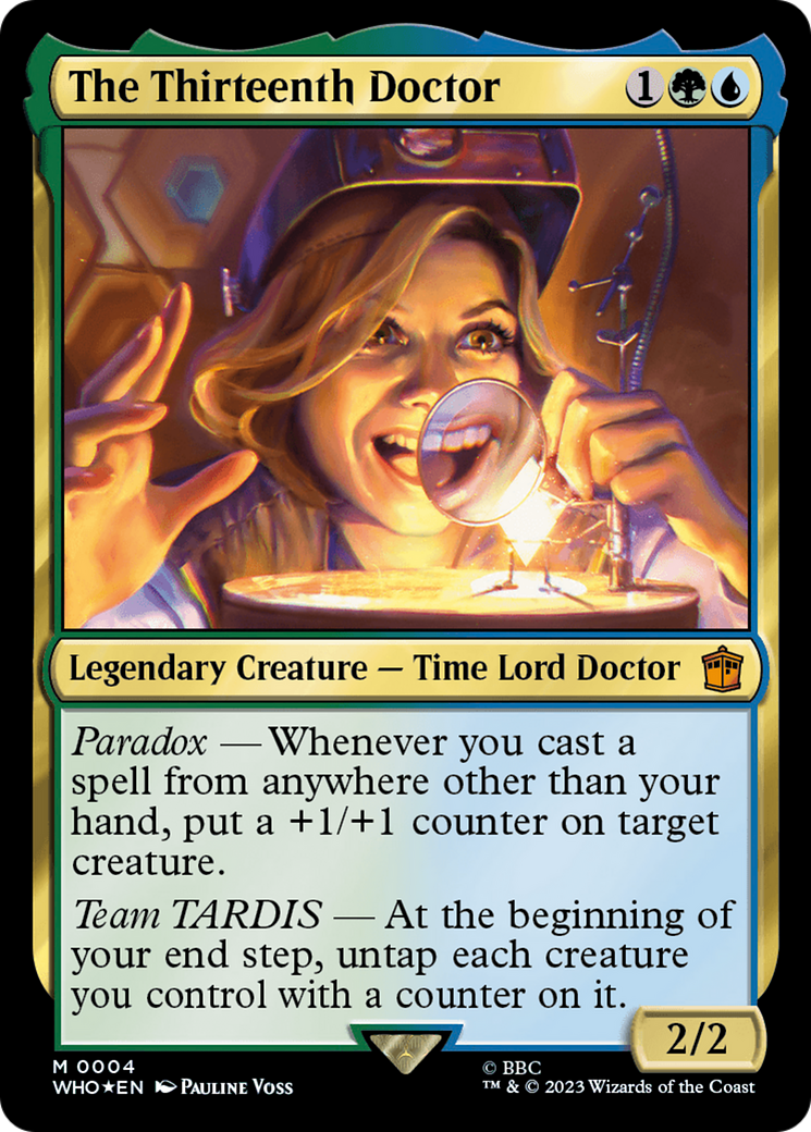 The Thirteenth Doctor (WHO-004) - Doctor Who Foil - Premium MTG Single from Wizards of the Coast - Just $0.25! Shop now at Game Crave Tournament Store