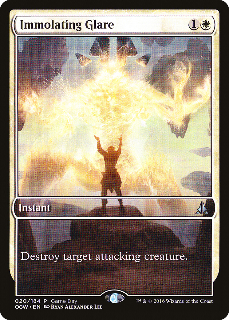 Immolating Glare (POGW-020) - Oath of the Gatewatch Promos - Premium MTG Single from Wizards of the Coast - Just $0.08! Shop now at Game Crave Tournament Store