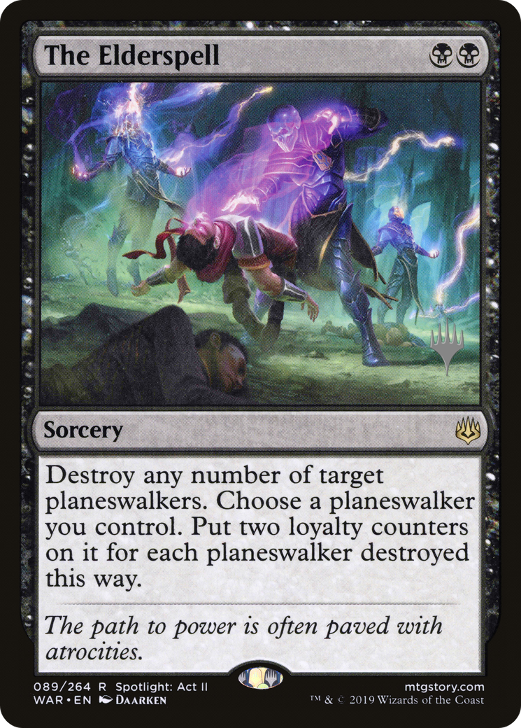 The Elderspell (PWAR-89P) - War of the Spark Promos Foil - Premium MTG Single from Wizards of the Coast - Just $0.52! Shop now at Game Crave Tournament Store