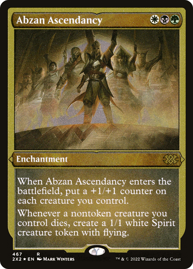 Abzan Ascendancy (2X2-467) - Double Masters 2022 Etched Foil - Premium MTG Single from Wizards of the Coast - Just $0.35! Shop now at Game Crave Tournament Store