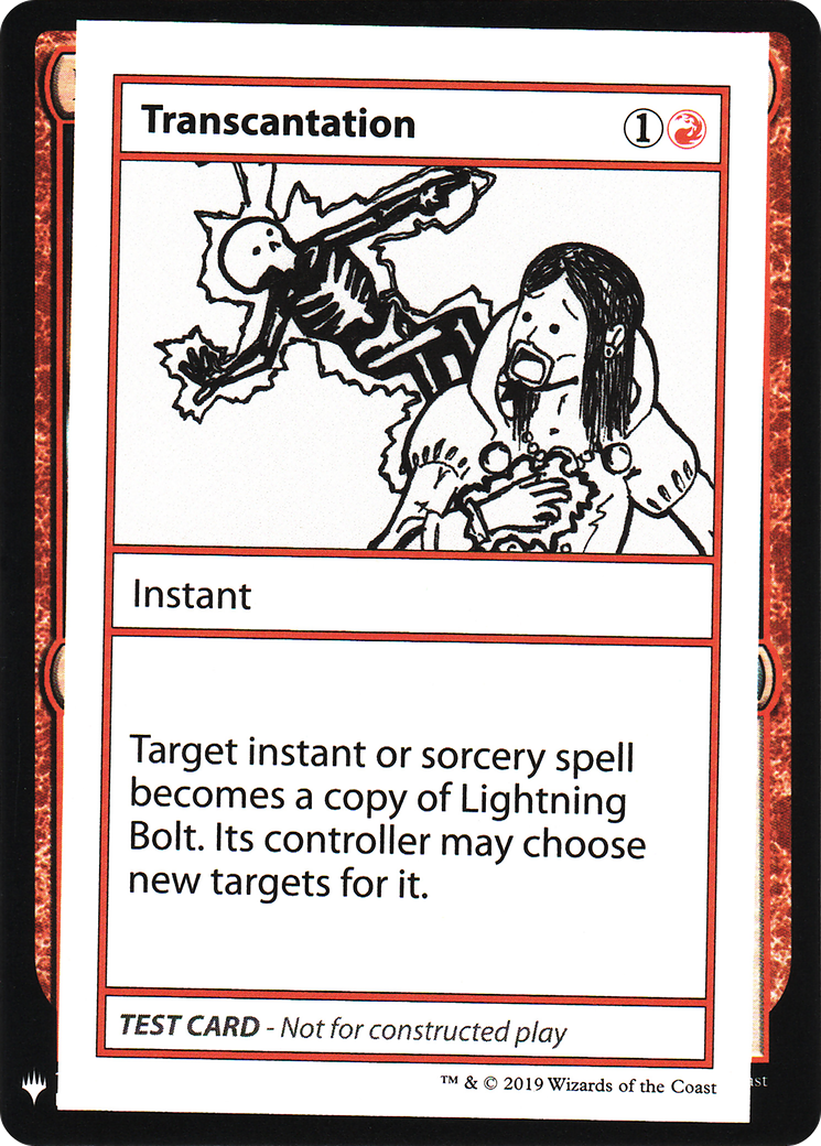 Transcantation (CMB1-067) - Mystery Booster Playtest Cards 2019 - Premium MTG Single from Wizards of the Coast - Just $0.74! Shop now at Game Crave Tournament Store