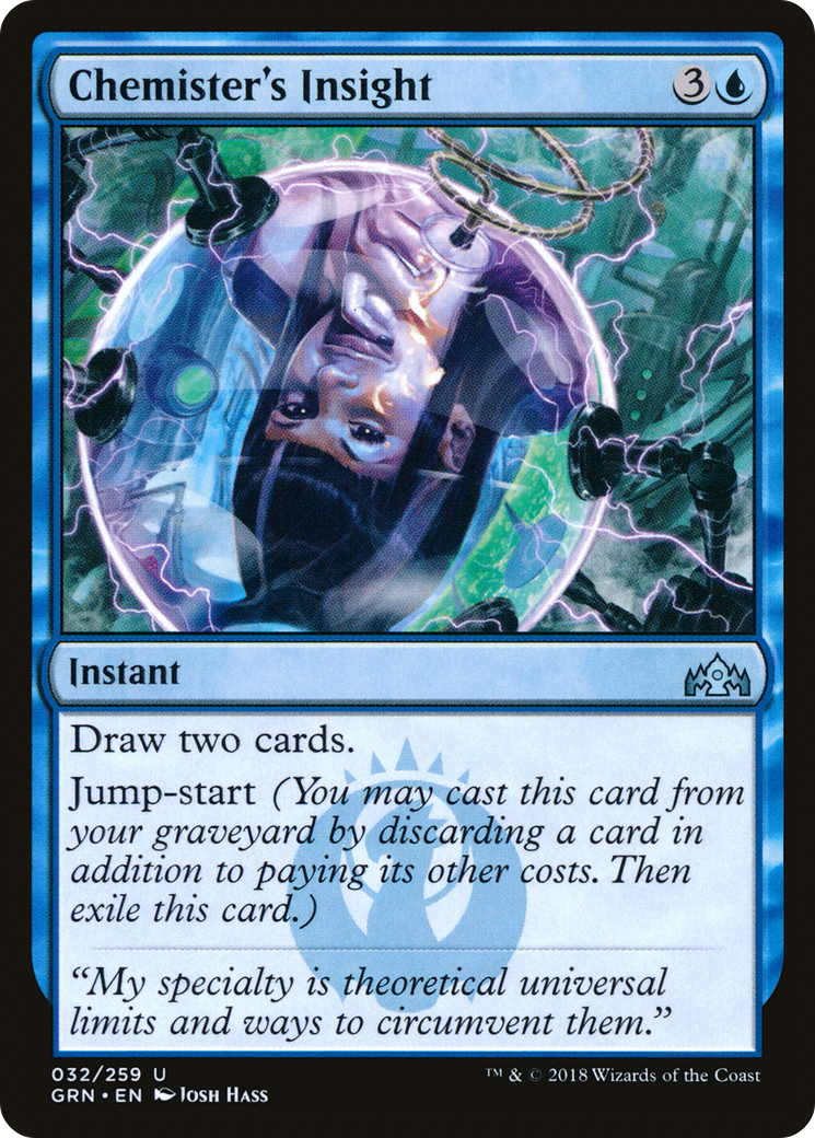Chemister's Insight (GRN-032) - Guilds of Ravnica - Premium MTG Single from Wizards of the Coast - Just $0.25! Shop now at Game Crave Tournament Store