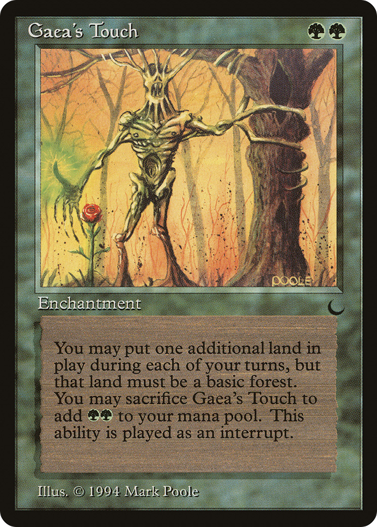 Gaea's Touch (DRK-077) - The Dark - Premium MTG Single from Wizards of the Coast - Just $3.04! Shop now at Game Crave Tournament Store
