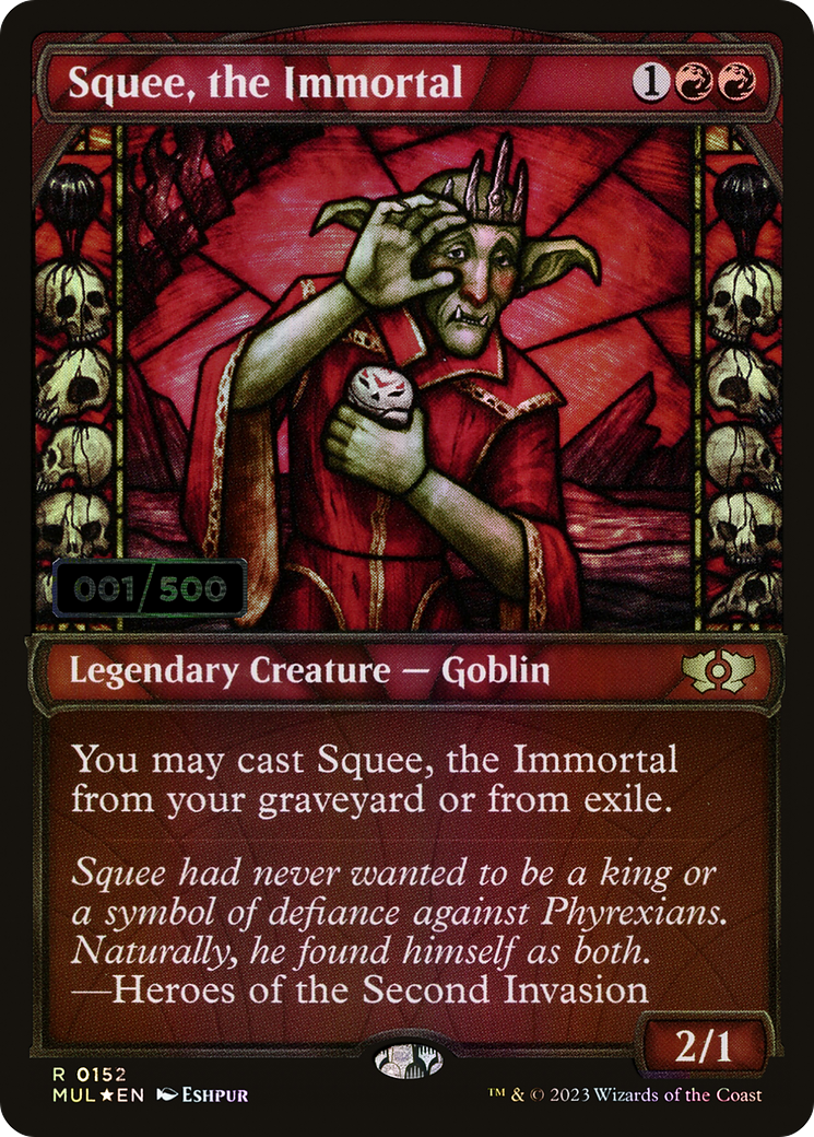 Squee, the Immortal (MUL-152Z) - Multiverse Legends: (Showcase) Foil - Premium MTG Single from Wizards of the Coast - Just $92.87! Shop now at Game Crave Tournament Store