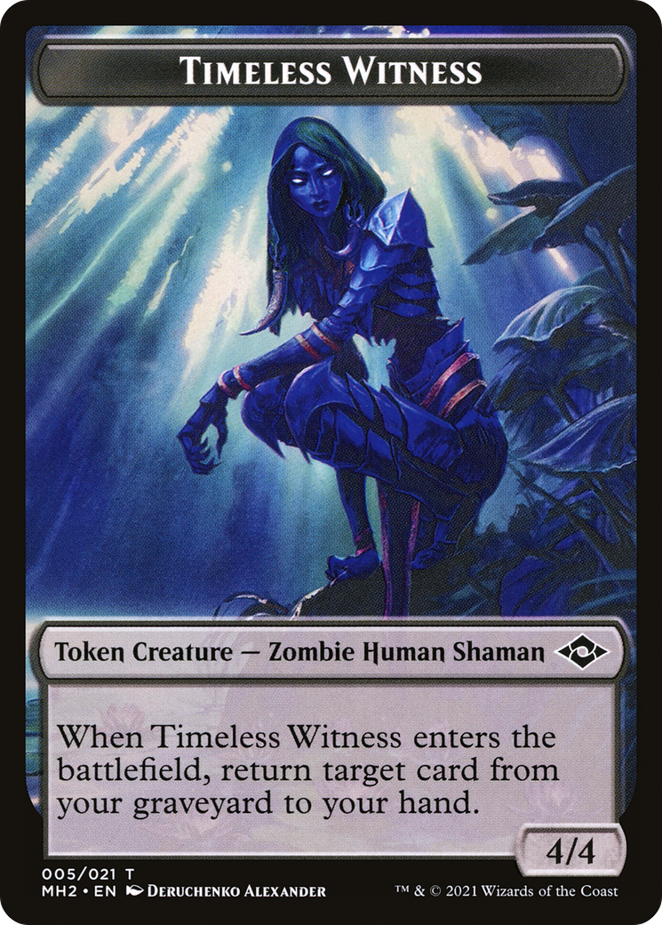 Timeless Witness (TMH2-005) - Modern Horizons 2 Tokens - Premium MTG Single from Wizards of the Coast - Just $0.08! Shop now at Game Crave Tournament Store