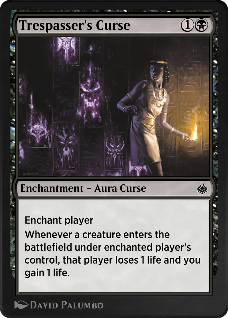 Trespasser's Curse (AKR-129) - Amonkhet Remastered - Premium MTG Single from Wizards of the Coast - Just $0! Shop now at Game Crave Tournament Store