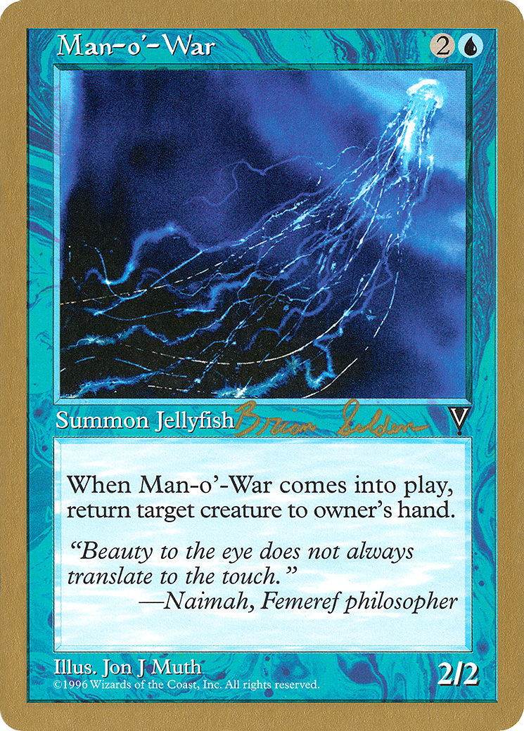 Man-o'-War (WC98-BS37) - World Championship Decks 1998 - Premium MTG Single from Wizards of the Coast - Just $0.25! Shop now at Game Crave Tournament Store