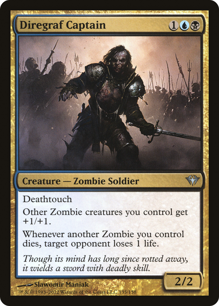 Diregraf Captain (DKA-135) - Dark Ascension - Premium MTG Single from Wizards of the Coast - Just $0.27! Shop now at Game Crave Tournament Store