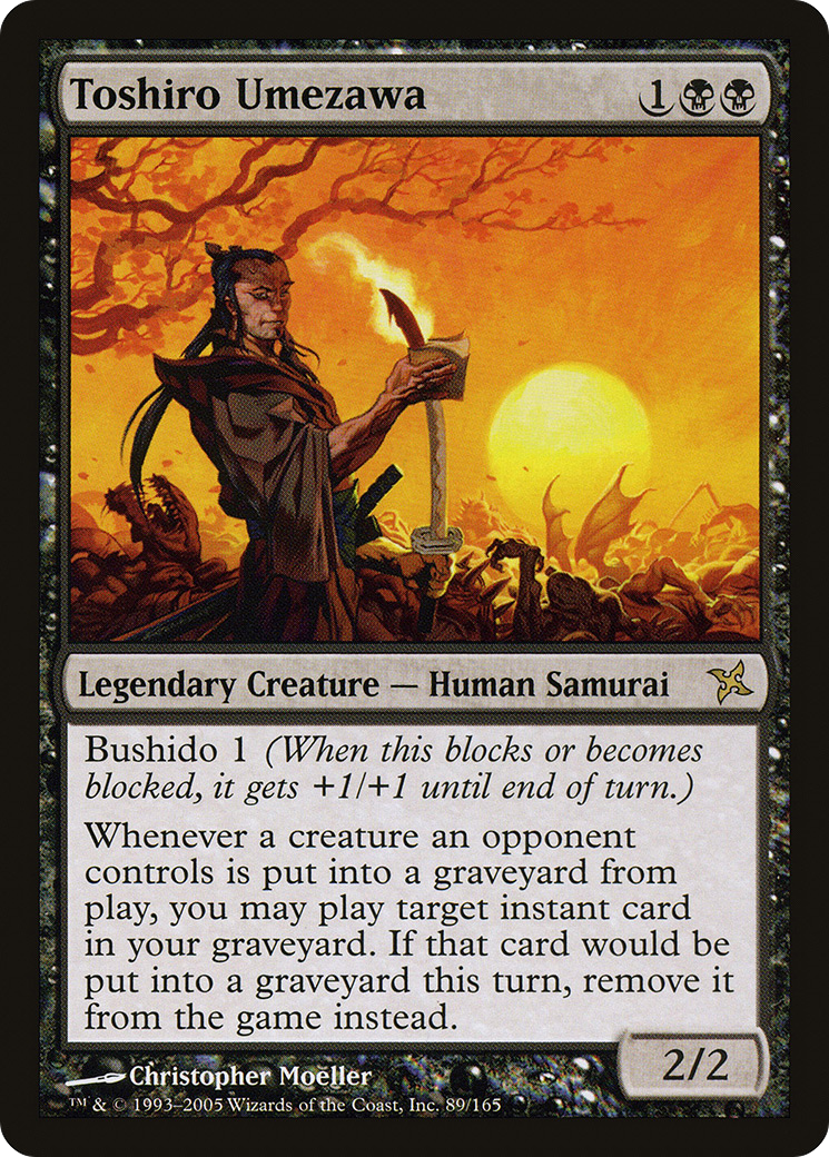 Toshiro Umezawa (BOK-089) - Betrayers of Kamigawa - Premium MTG Single from Wizards of the Coast - Just $1.09! Shop now at Game Crave Tournament Store