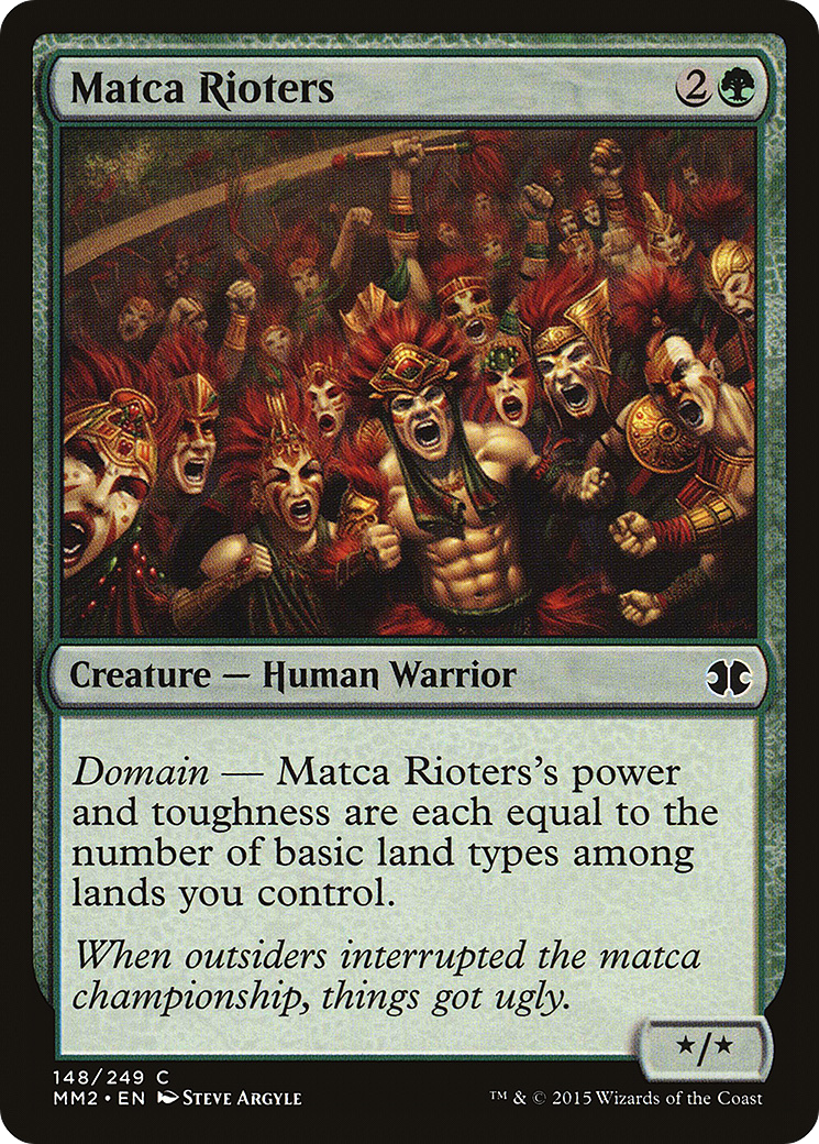 Matca Rioters (MM2-148) - Modern Masters 2015 - Premium MTG Single from Wizards of the Coast - Just $0.25! Shop now at Game Crave Tournament Store