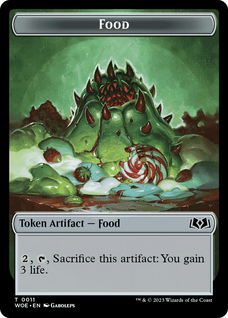 Food (TWOE-011) - Wilds of Eldraine Tokens Foil - Premium MTG Single from Wizards of the Coast - Just $0! Shop now at Game Crave Tournament Store