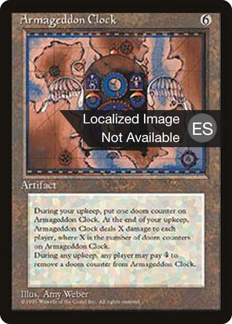 Armageddon Clock (4BB-295) - Fourth Edition Foreign Black Border - Premium MTG Single from Wizards of the Coast - Just $2.96! Shop now at Game Crave Tournament Store