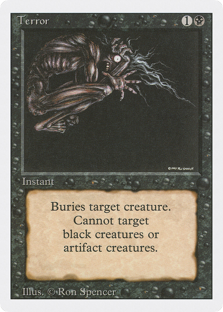 Terror (3ED-132) - Revised Edition - Premium MTG Single from Wizards of the Coast - Just $0.26! Shop now at Game Crave Tournament Store