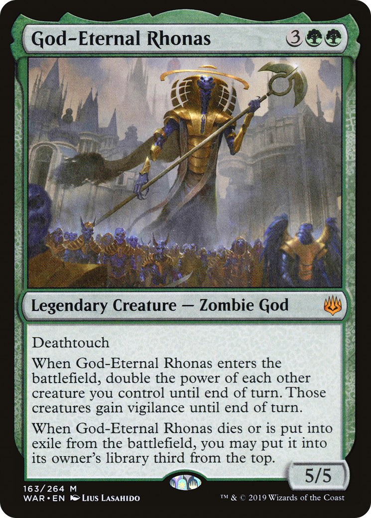 God-Eternal Rhonas (WAR-163) - War of the Spark - Premium MTG Single from Wizards of the Coast - Just $1.26! Shop now at Game Crave Tournament Store