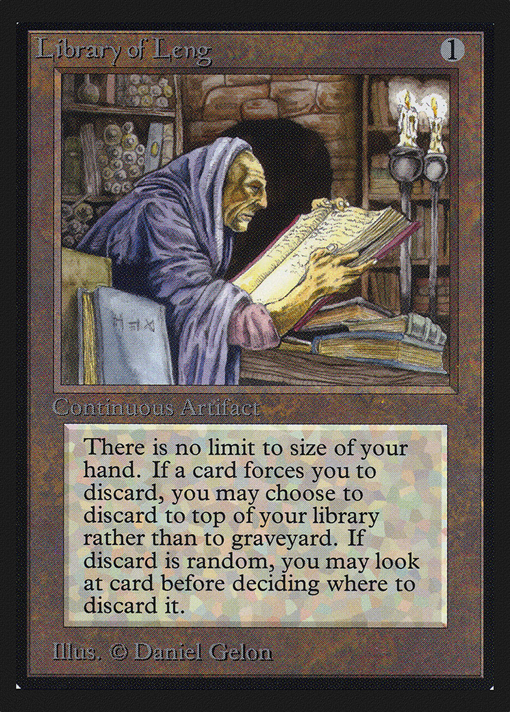 Library of Leng (CEI-258) - Intl. Collectors' Edition - Premium MTG Single from Wizards of the Coast - Just $6.54! Shop now at Game Crave Tournament Store