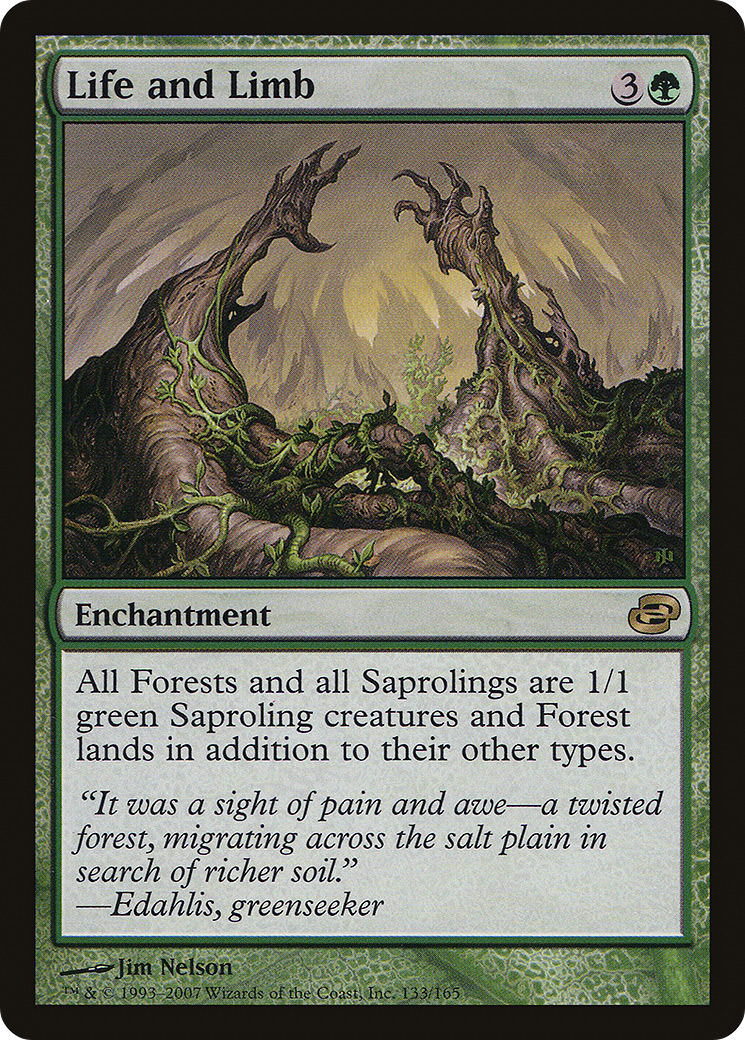 Life and Limb (PLC-133) - Planar Chaos Foil - Premium MTG Single from Wizards of the Coast - Just $1.82! Shop now at Game Crave Tournament Store