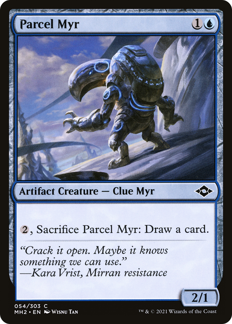 Parcel Myr (MH2-054) - Modern Horizons 2 - Premium MTG Single from Wizards of the Coast - Just $0.08! Shop now at Game Crave Tournament Store