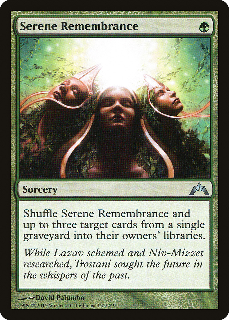 Serene Remembrance (GTC-132) - Gatecrash - Premium MTG Single from Wizards of the Coast - Just $0.08! Shop now at Game Crave Tournament Store