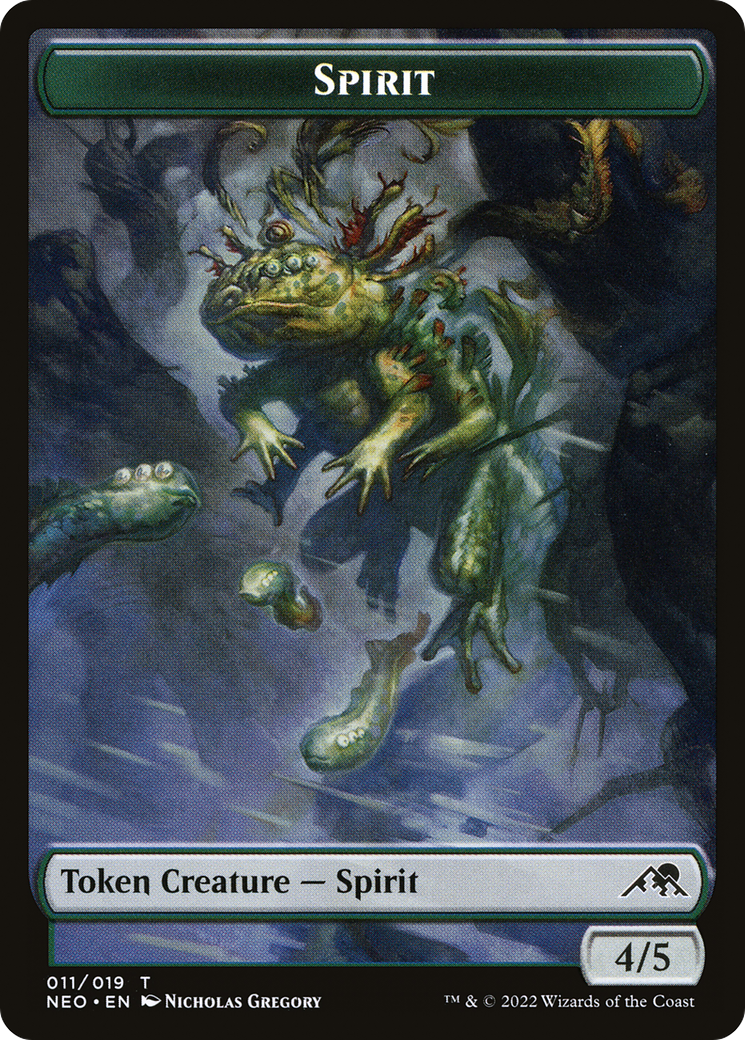 Spirit (TNEO-011) - Kamigawa: Neon Dynasty Tokens - Premium MTG Single from Wizards of the Coast - Just $0.08! Shop now at Game Crave Tournament Store
