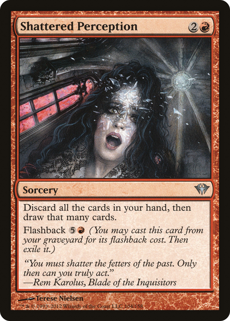 Shattered Perception (DKA-104) - Dark Ascension Foil - Premium MTG Single from Wizards of the Coast - Just $0.26! Shop now at Game Crave Tournament Store