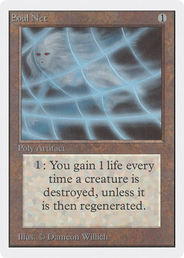 Soul Net (2ED-271) - Unlimited Edition - Premium MTG Single from Wizards of the Coast - Just $0.65! Shop now at Game Crave Tournament Store