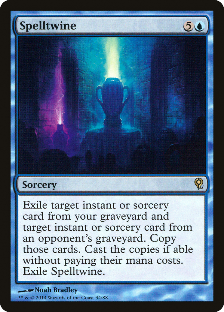 Spelltwine (DDM-034) - Duel Decks: Jace vs. Vraska - Premium MTG Single from Wizards of the Coast - Just $0.08! Shop now at Game Crave Tournament Store