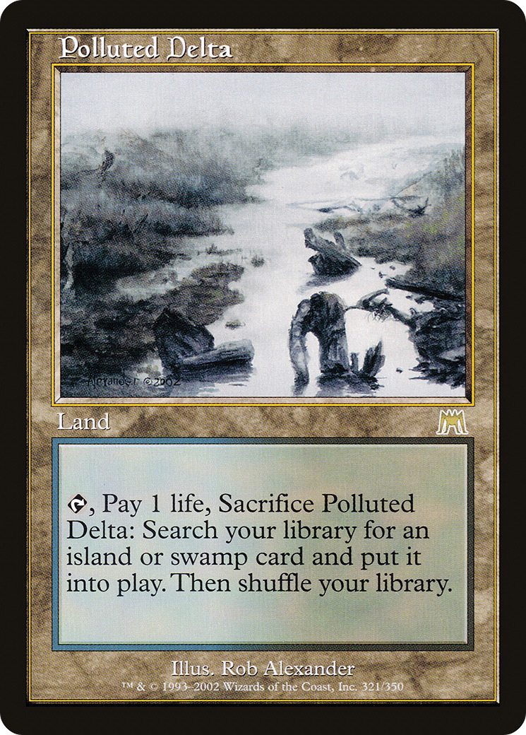 Polluted Delta (ONS-321) - Onslaught Foil - Premium MTG Single from Wizards of the Coast - Just $178.80! Shop now at Game Crave Tournament Store