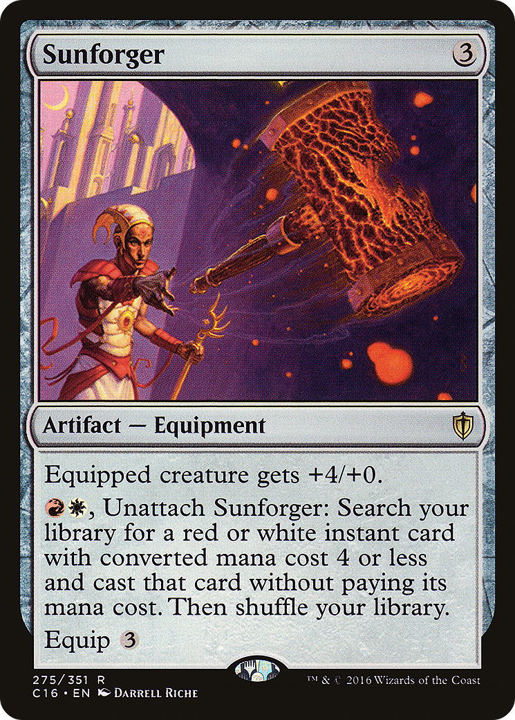 Sunforger (C16-275) - Commander 2016 - Premium MTG Single from Wizards of the Coast - Just $0.71! Shop now at Game Crave Tournament Store