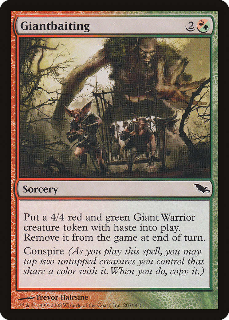 Giantbaiting (SHM-207) - Shadowmoor Foil - Premium MTG Single from Wizards of the Coast - Just $0.13! Shop now at Game Crave Tournament Store