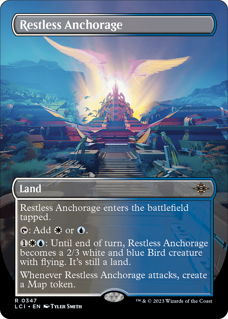 Restless Anchorage (LCI-347) - The Lost Caverns of Ixalan (Borderless) - Premium MTG Single from Wizards of the Coast - Just $0.23! Shop now at Game Crave Tournament Store
