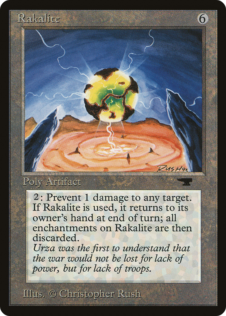 Rakalite (ATQ-062) - Antiquities - Premium MTG Single from Wizards of the Coast - Just $0.30! Shop now at Game Crave Tournament Store