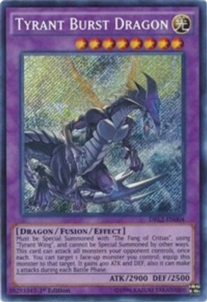 Tyrant Burst Dragon (DRL2-EN004) - Dragons of Legend 2 1st Edition - Premium Yugioh Single from Konami - Just $0.39! Shop now at Game Crave Tournament Store