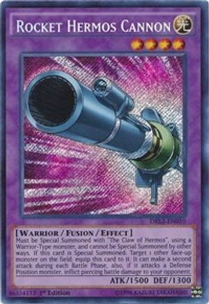 Rocket Hermos Cannon (DRL2-EN010) - Dragons of Legend 2 1st Edition - Premium Yugioh Single from Konami - Just $0.27! Shop now at Game Crave Tournament Store