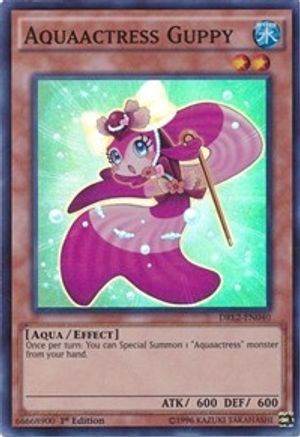 Aquaactress Guppy (DRL2-EN040) - Dragons of Legend 2 1st Edition - Premium Yugioh Single from Konami - Just $0.25! Shop now at Game Crave Tournament Store